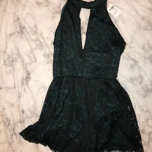 Dark green romper